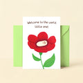 New Baby Card - Welcome To The World, Little One!