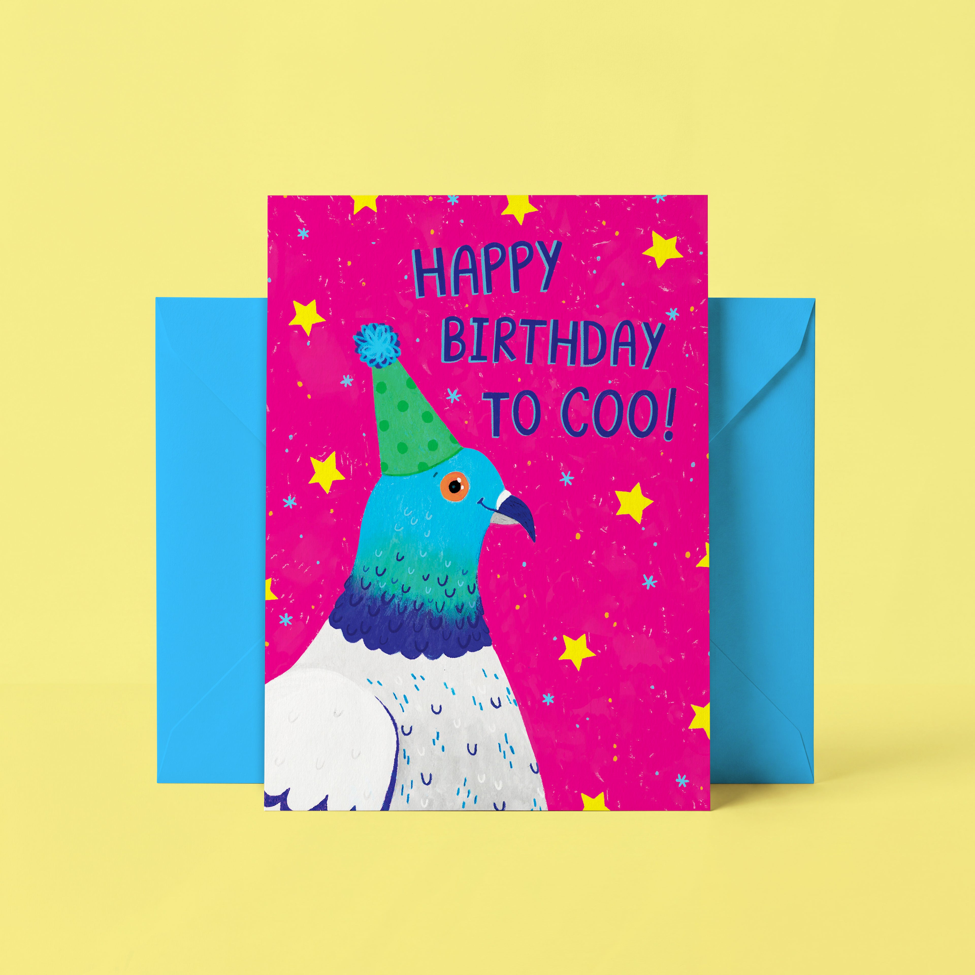 Pigeon Birthday Card - Happy Birthday To Coo