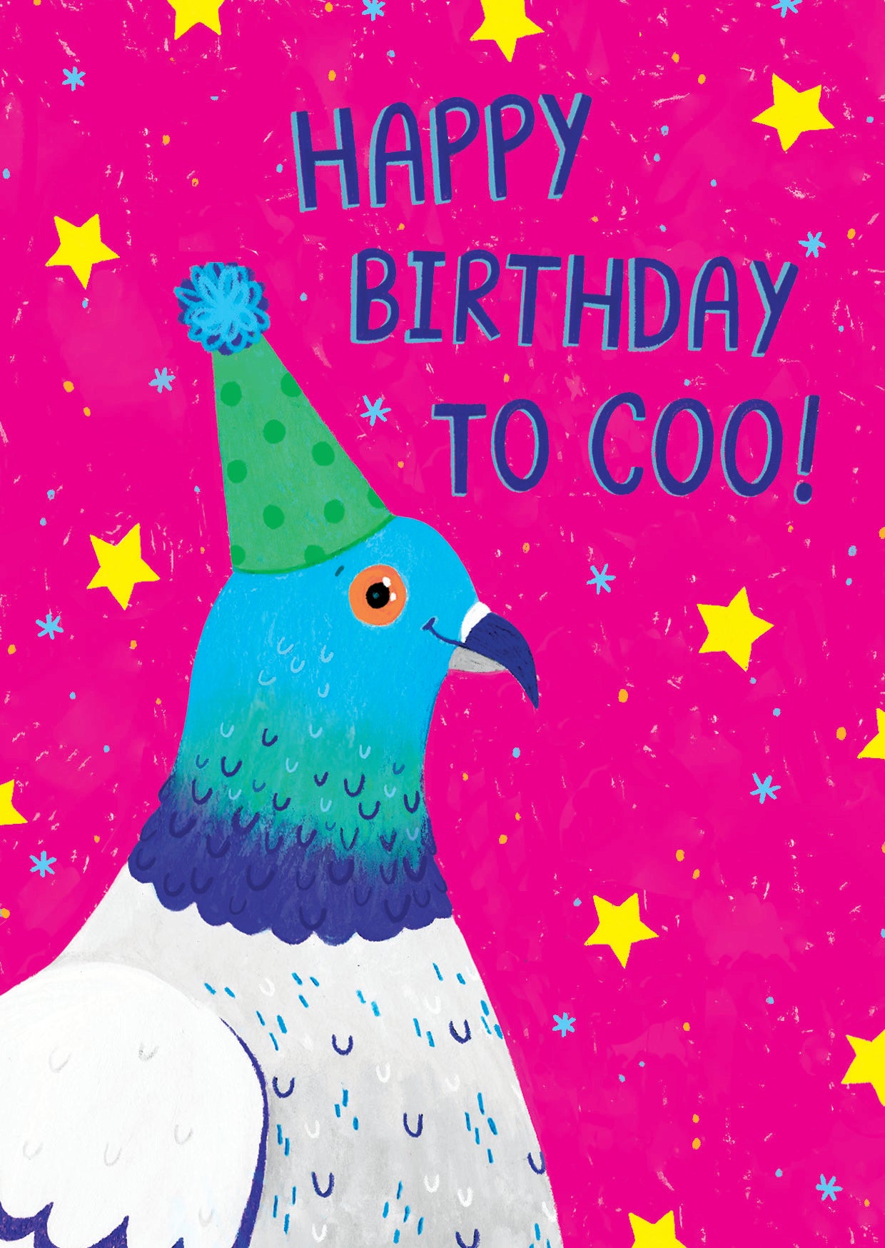 Pigeon Birthday Card - Happy Birthday To Coo