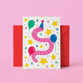 Worm Birthday Card