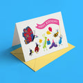 Bug Parade Happy Birthday Card