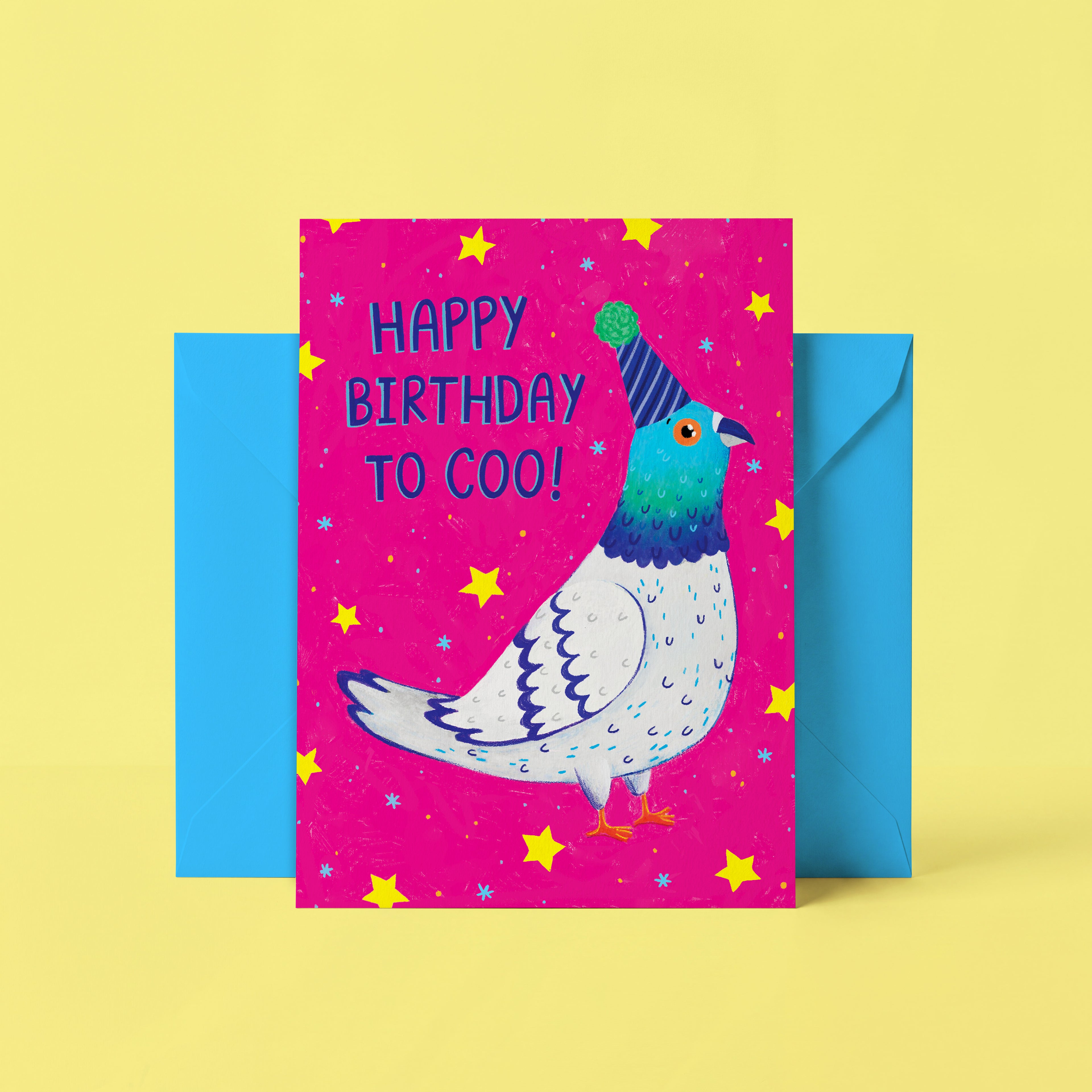 Pigeon Birthday Card