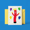 Inflatable Tube Men Milestone Birthday Cards 1-9