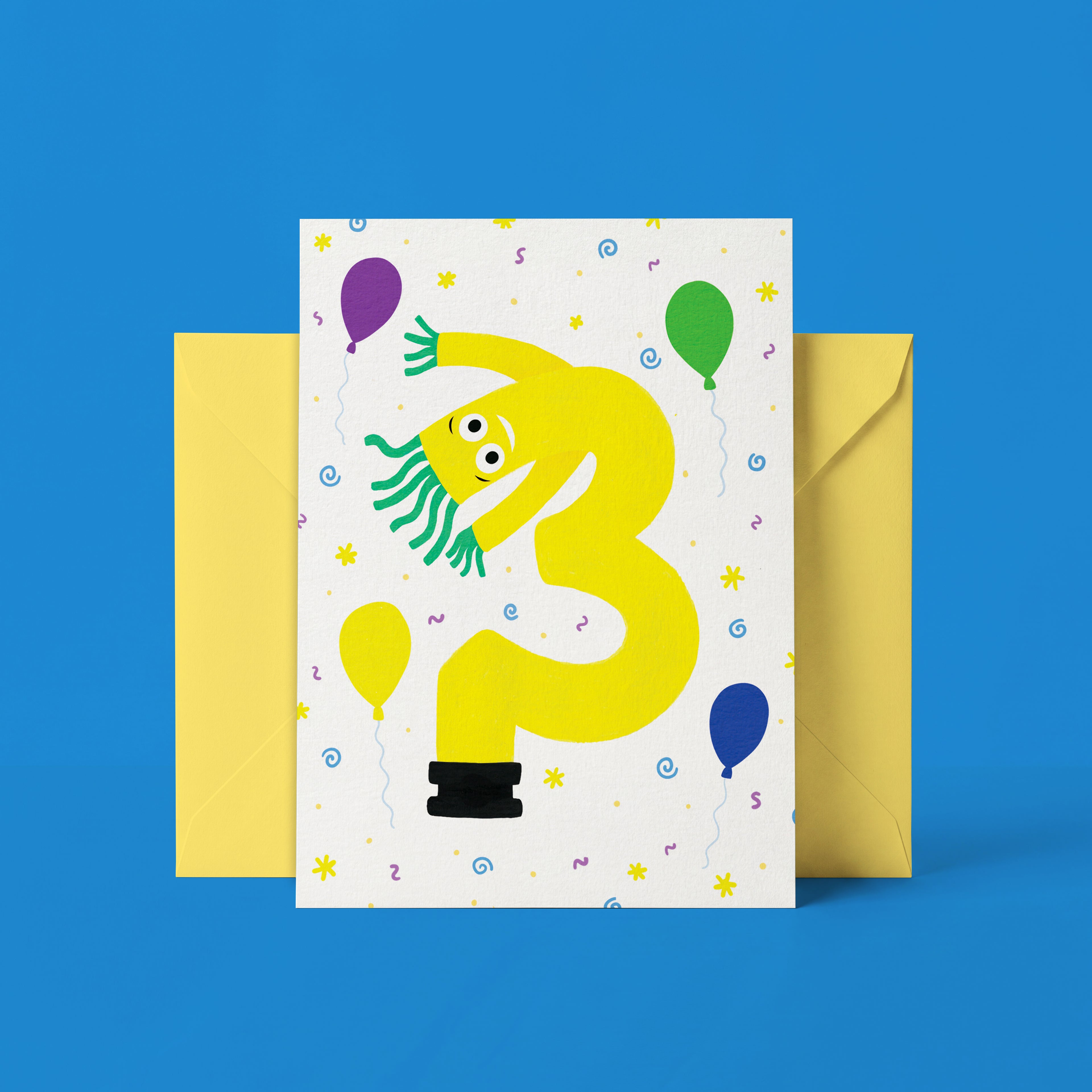 Inflatable Tube Men Milestone Birthday Cards 1-9