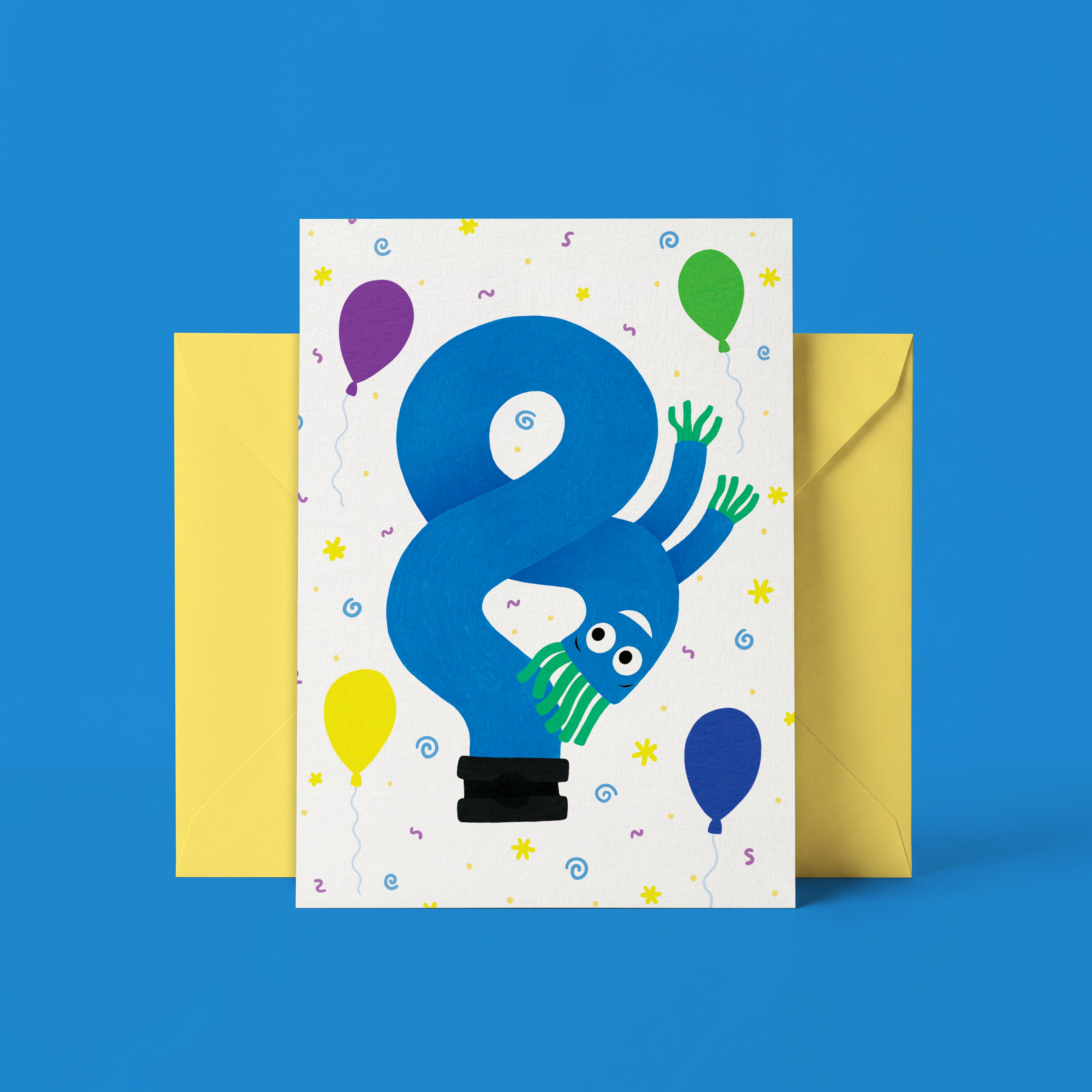 Inflatable Tube Men Milestone Birthday Cards 1-9