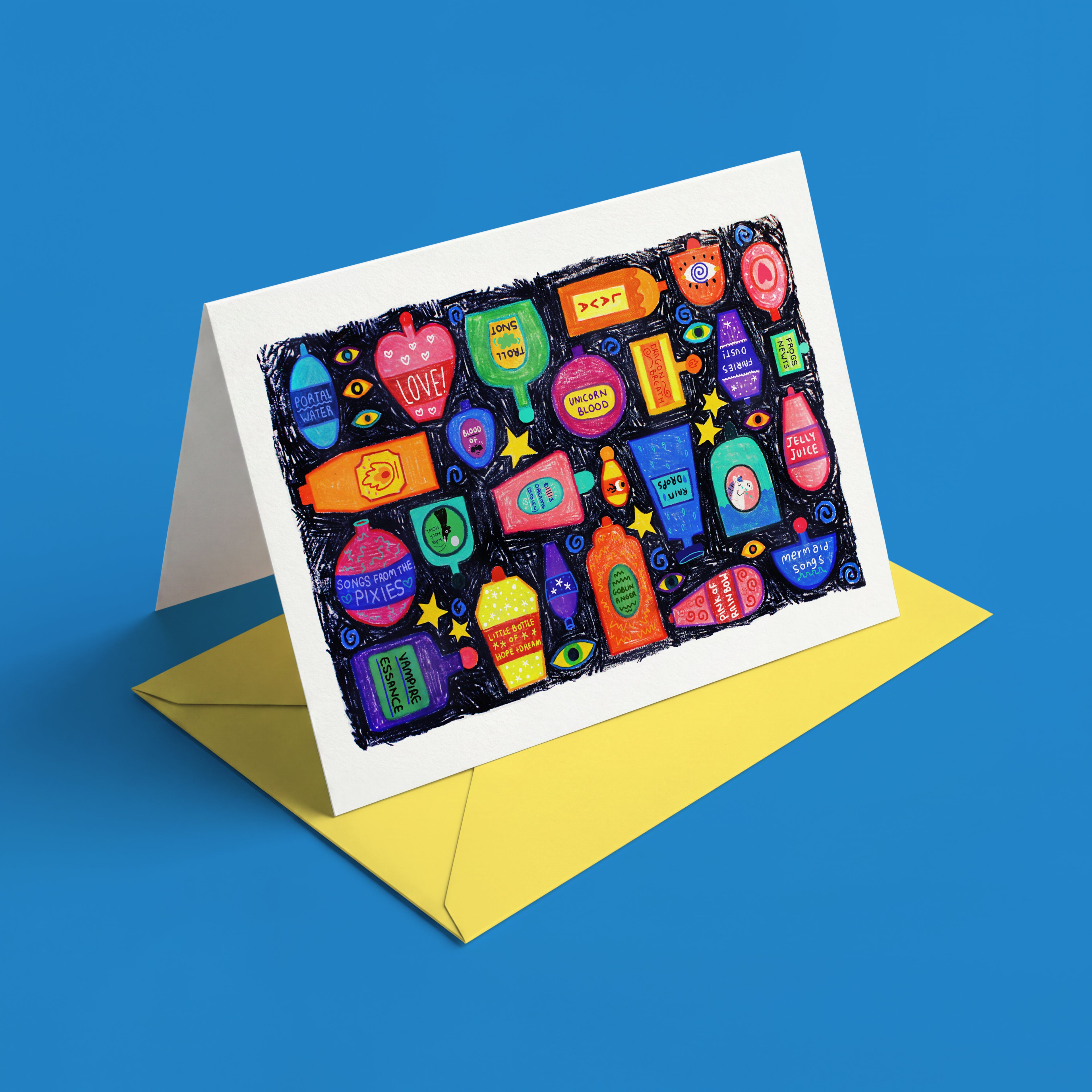 Potions Greetings Card
