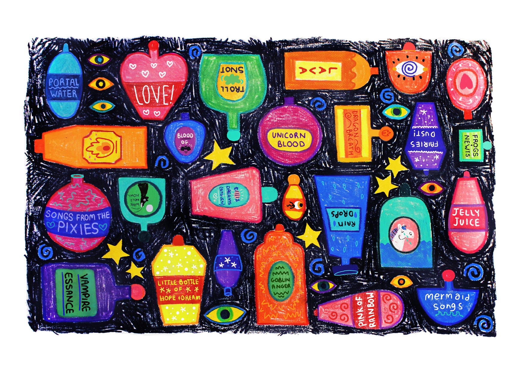Potions Greetings Card