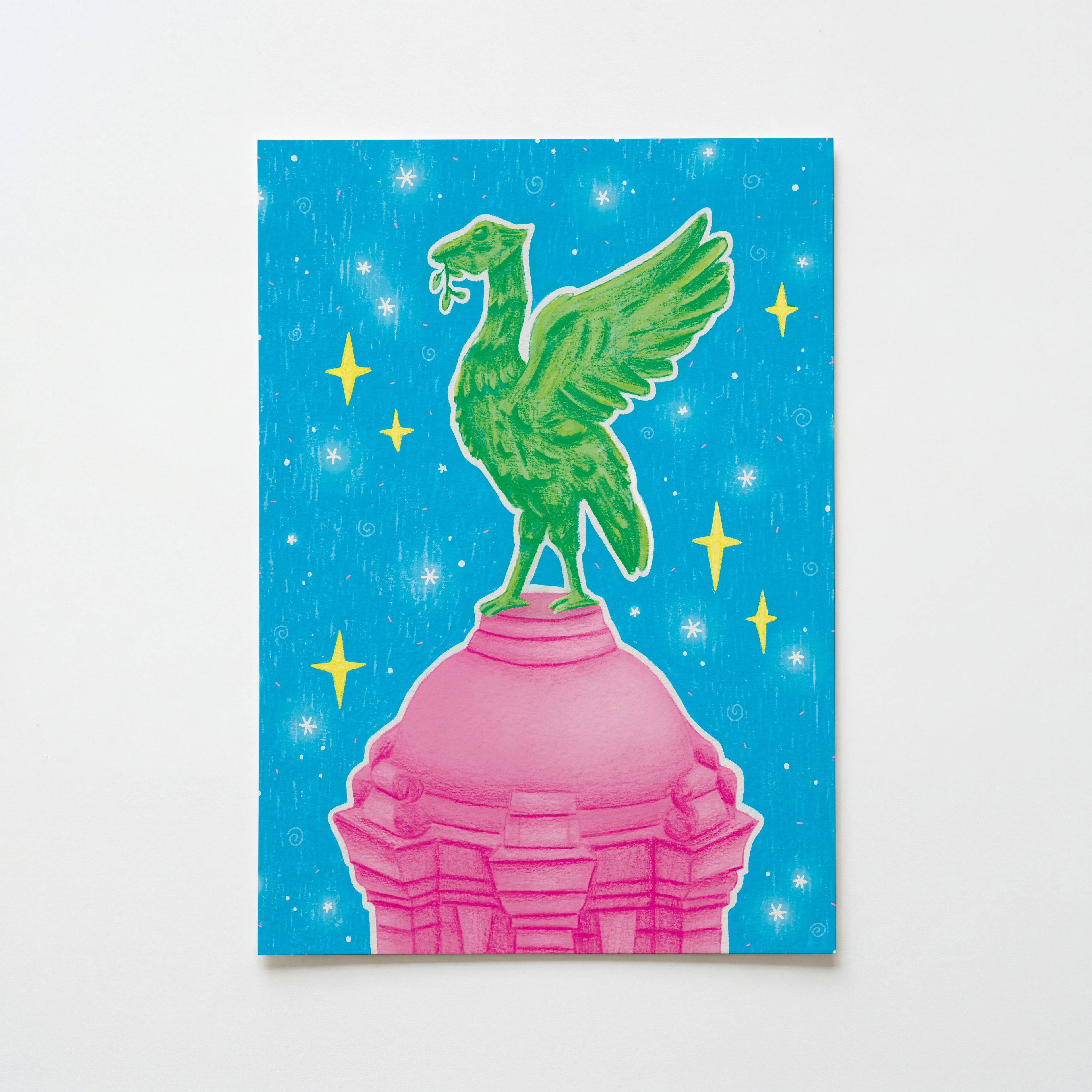 Liver Bird Art Print