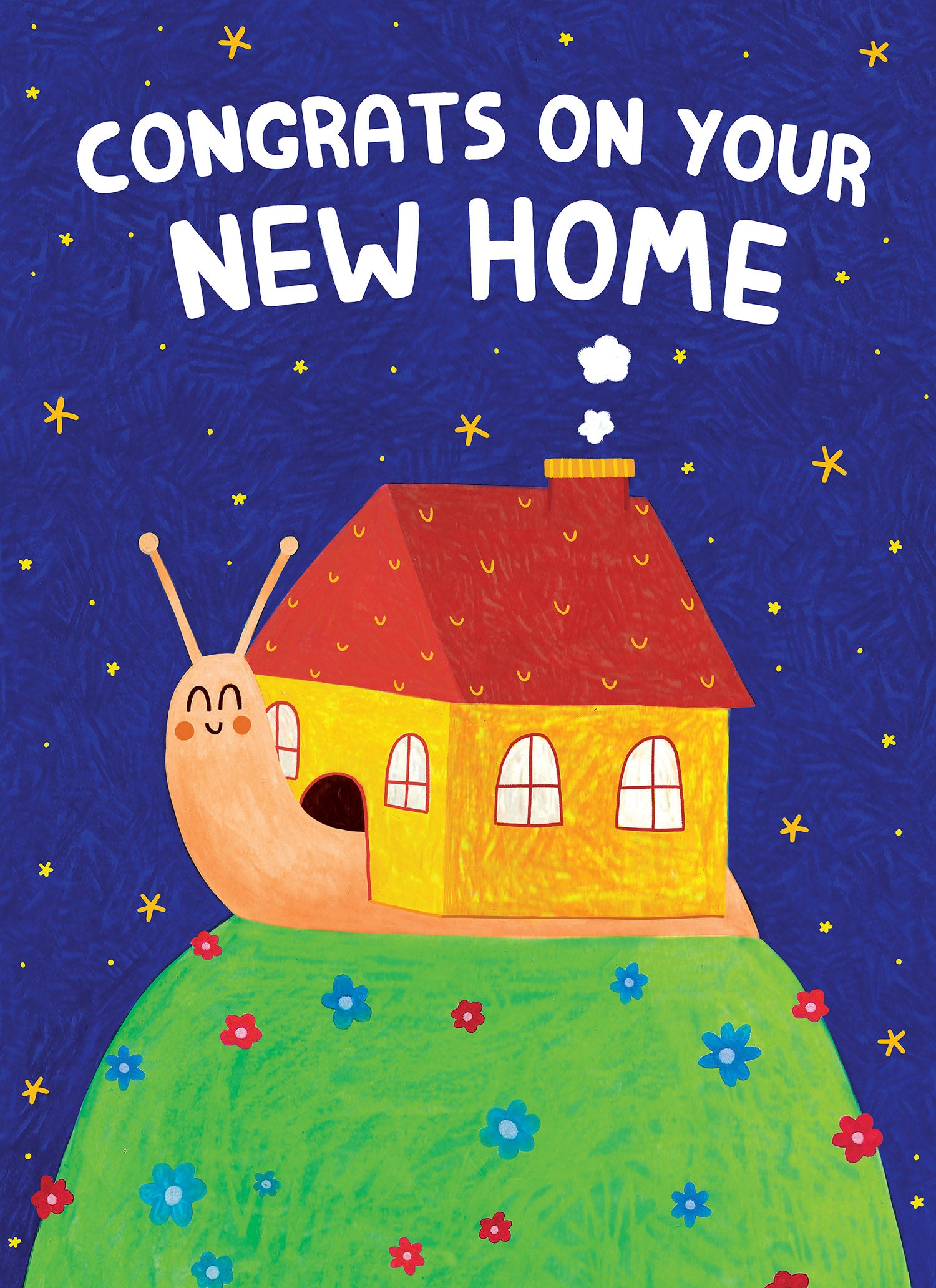 New Home Snail Card - Congrats On Your New Home