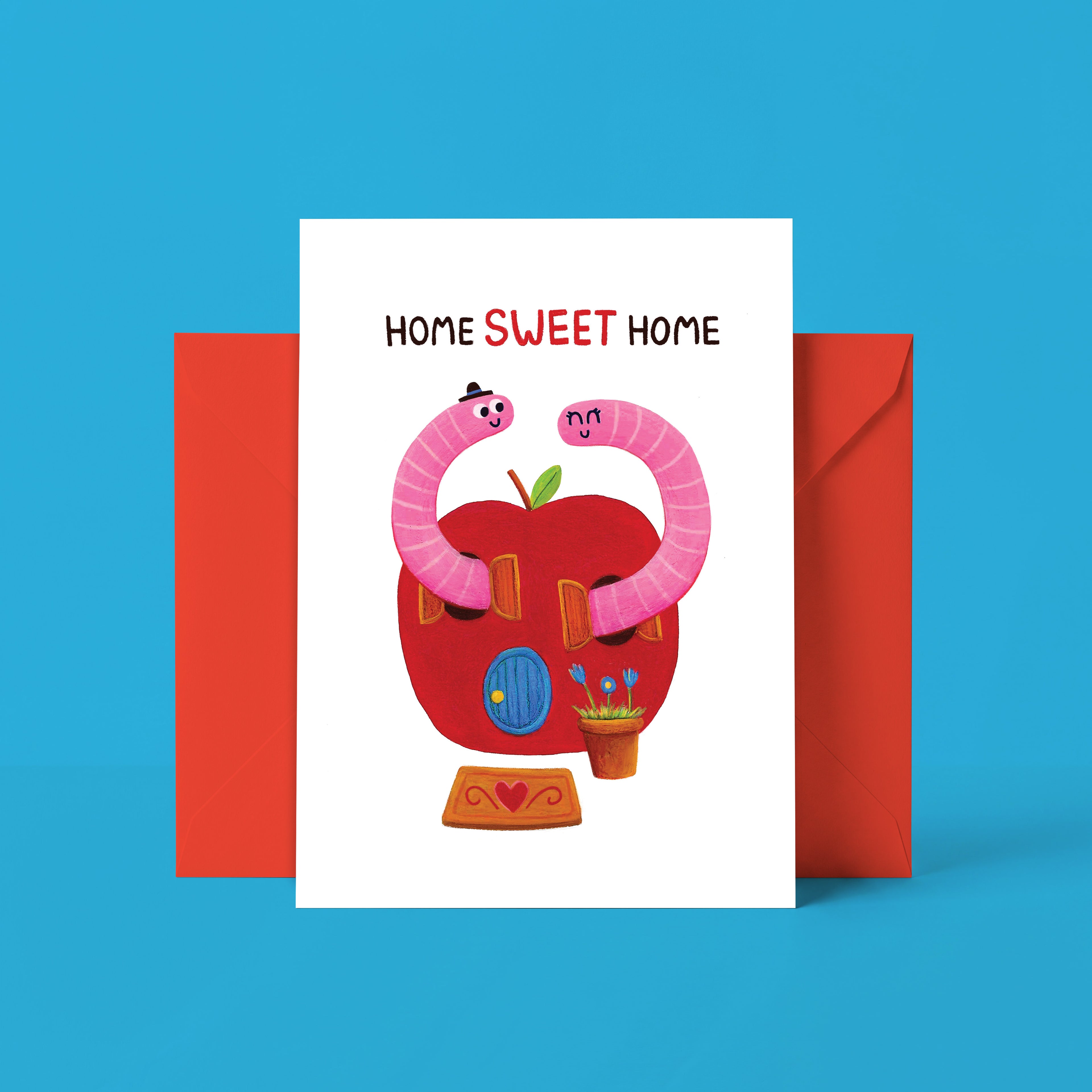 New Home Worm Card - Home Sweet Home