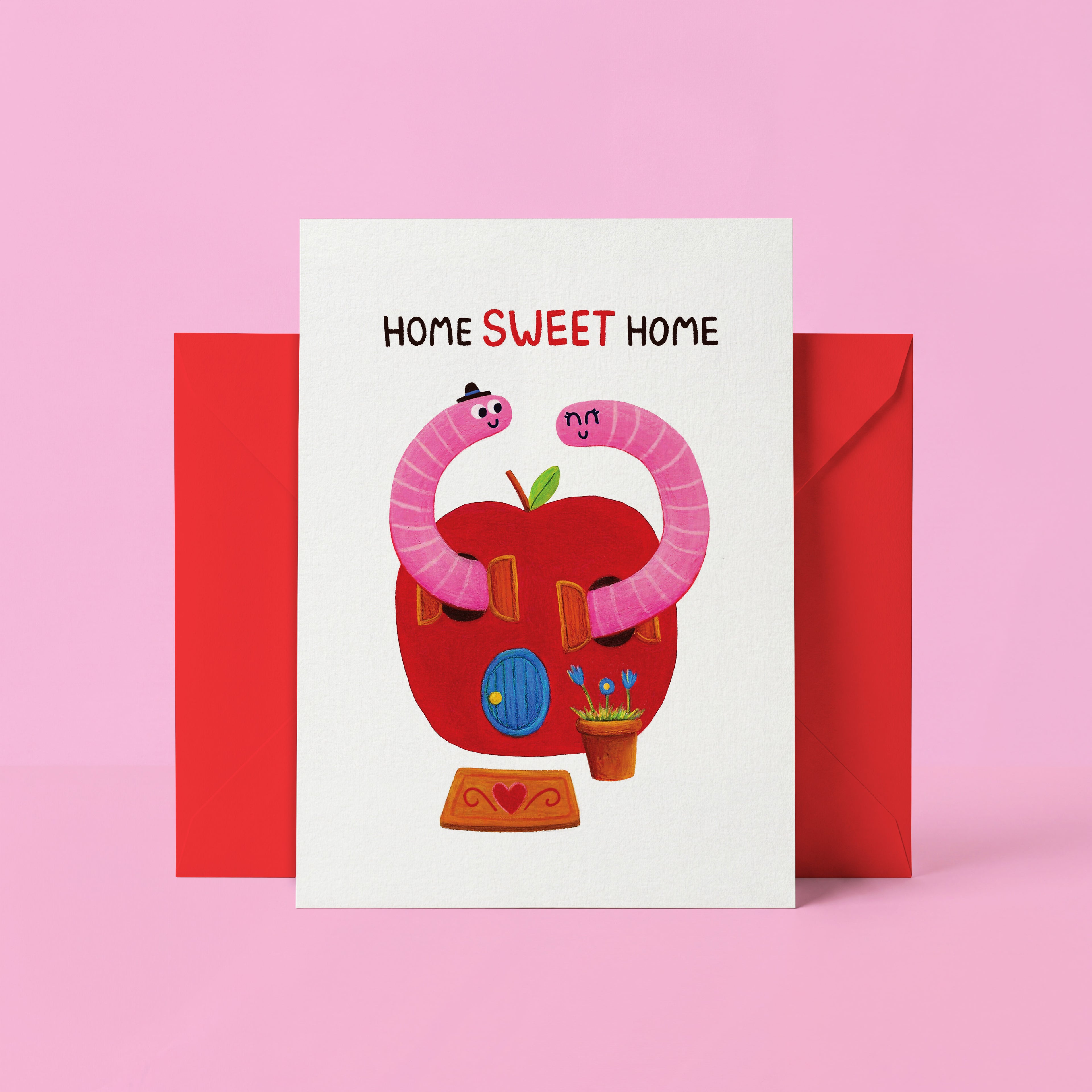 New Home Worm Card - Home Sweet Home