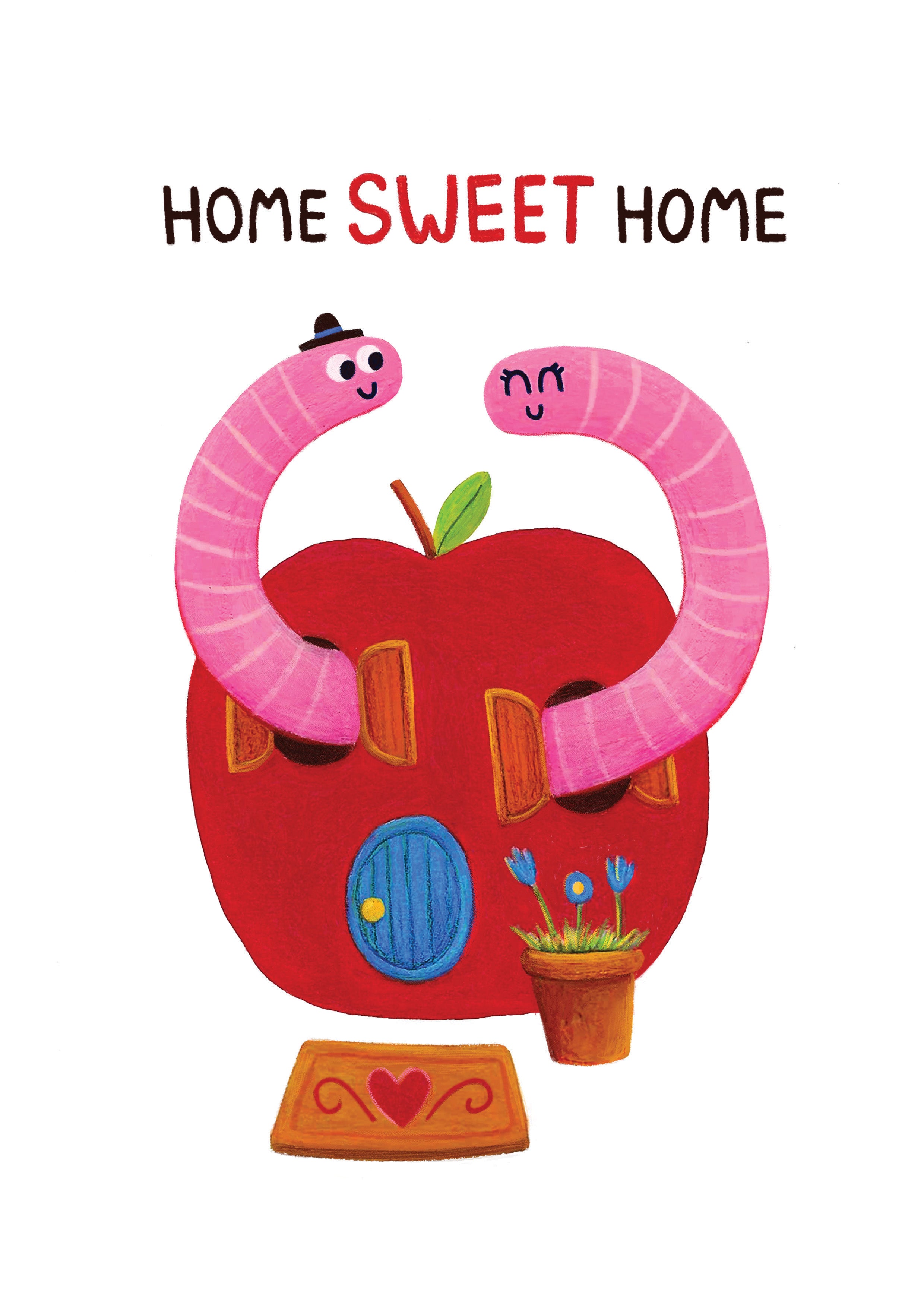 New Home Worm Card - Home Sweet Home