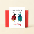Valentines Day Card - I Think I've Caught The Love Bug