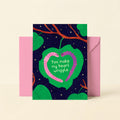 Valentines Day Card - You Make My Heart Wriggle