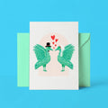 Liverbird Wedding Card for Liverpool Couples