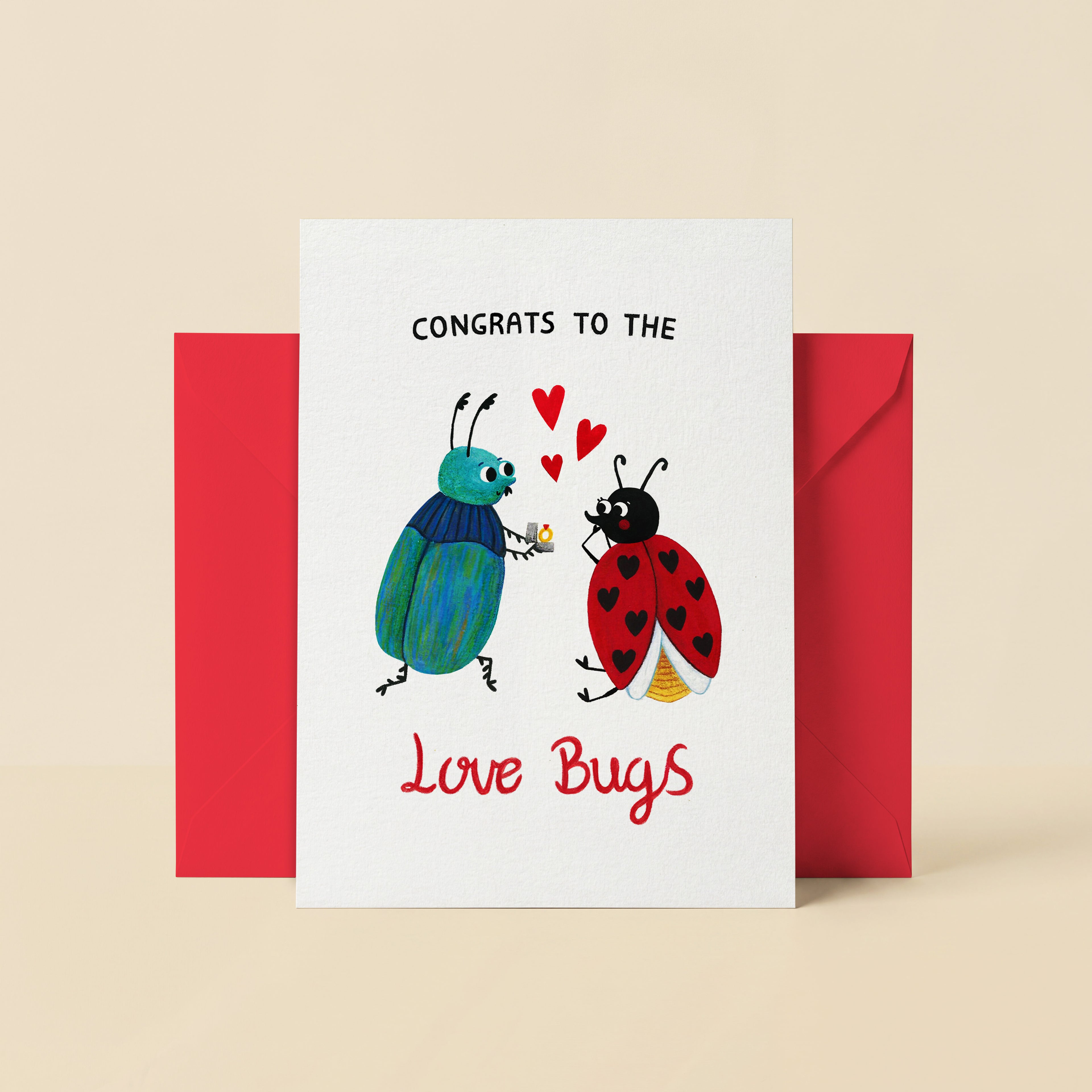 Wedding Day Congratulations Card