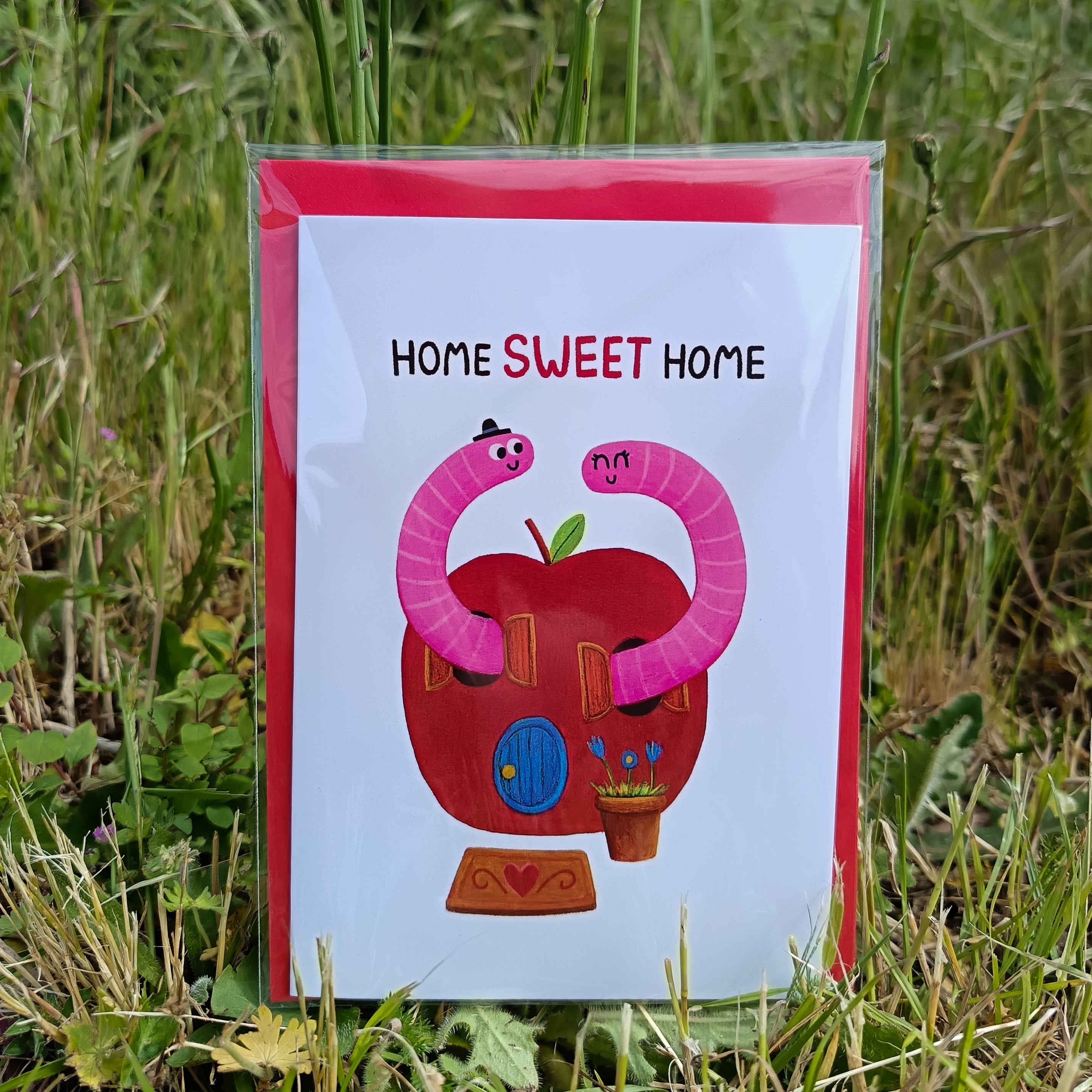 New Home Worm Card - Home Sweet Home