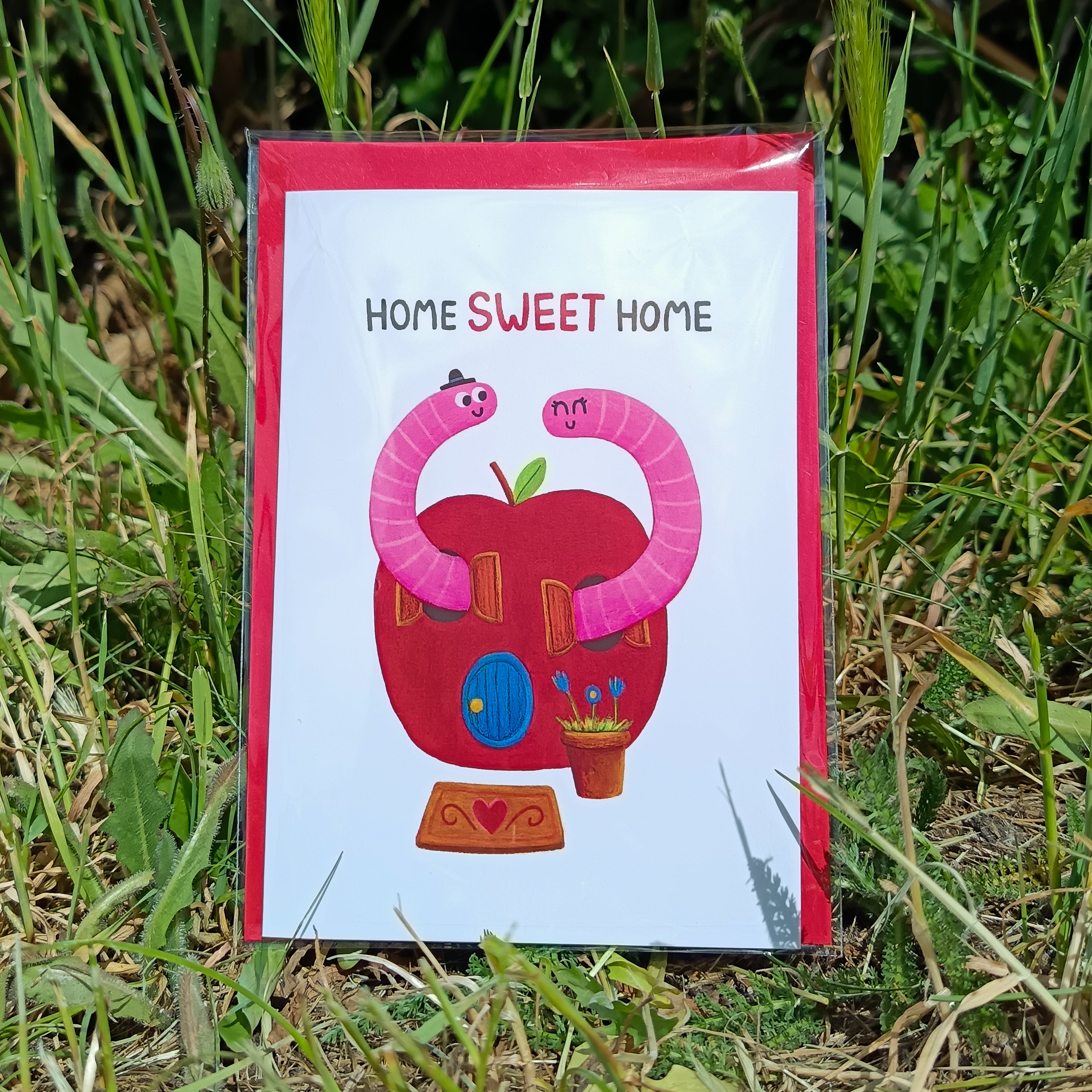 New Home Worm Card - Home Sweet Home