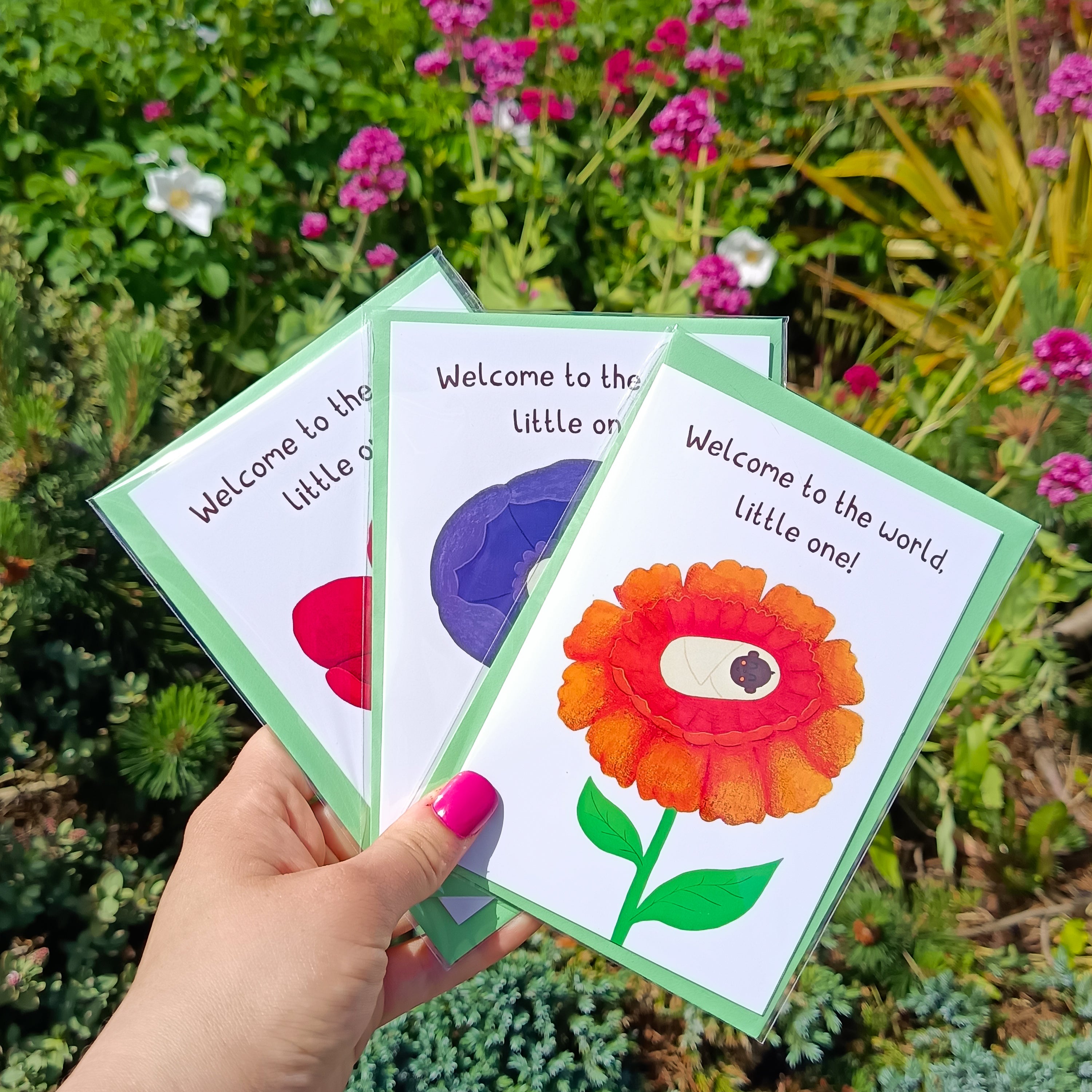 New Baby Card - Welcome To The World, Little One!