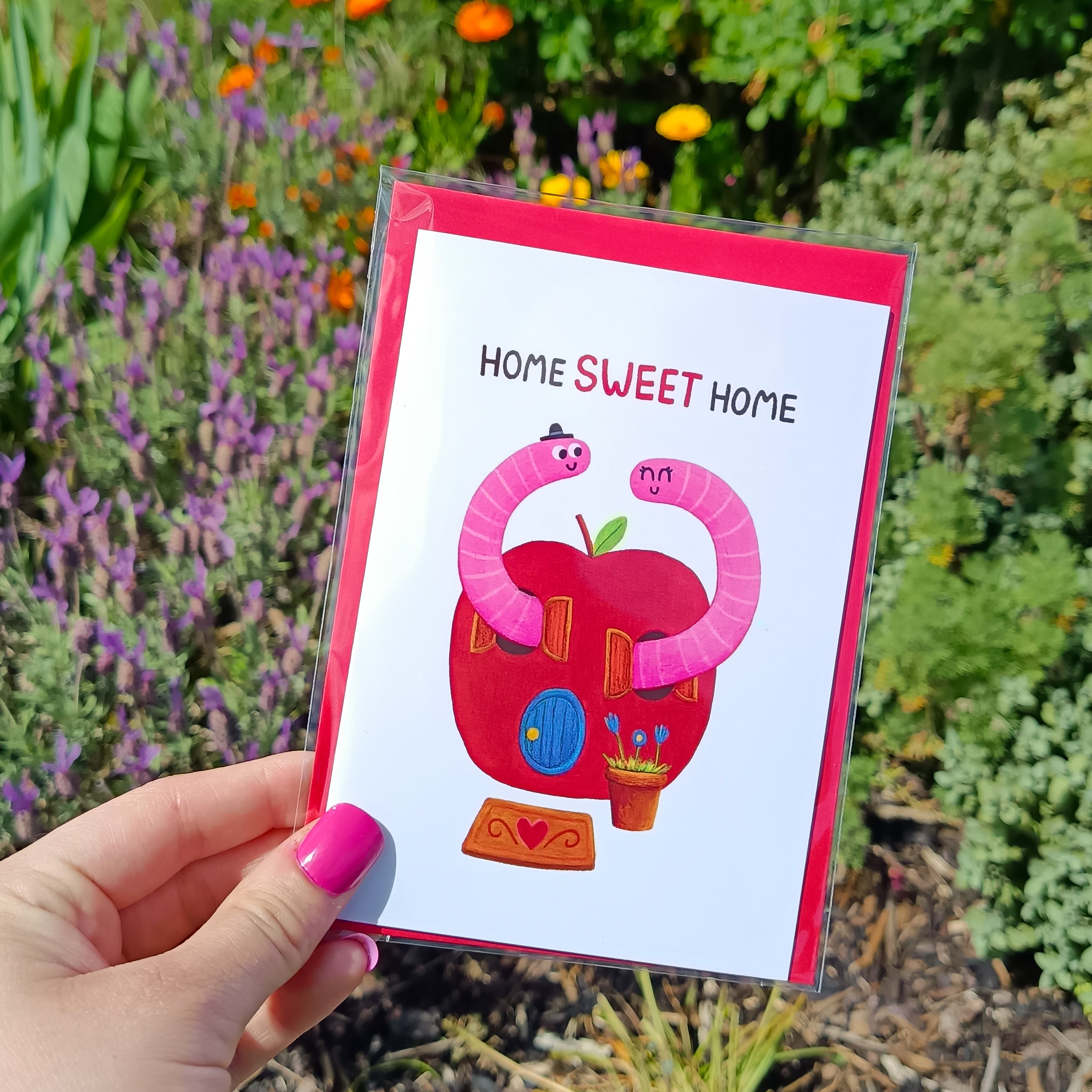 New Home Worm Card - Home Sweet Home