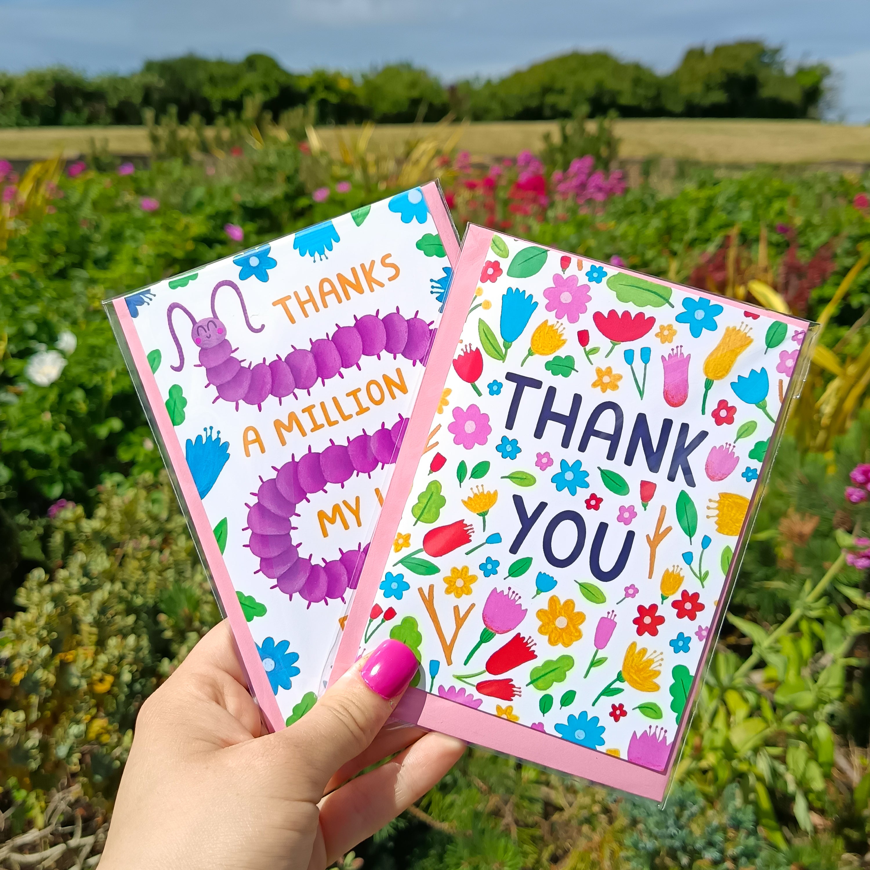 Floral Thank You Card