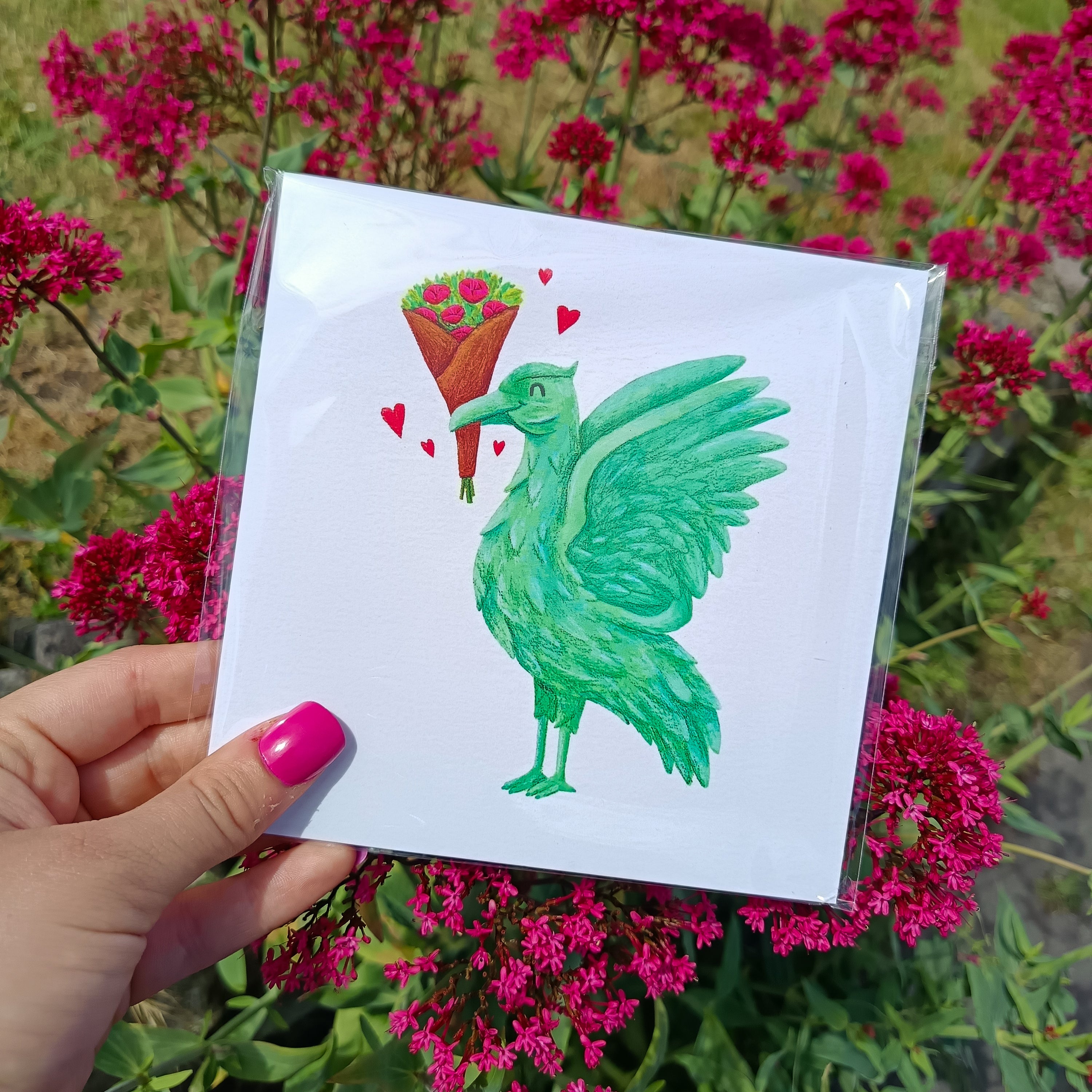 Liverbird Valentines Day Card - Liverpool Card