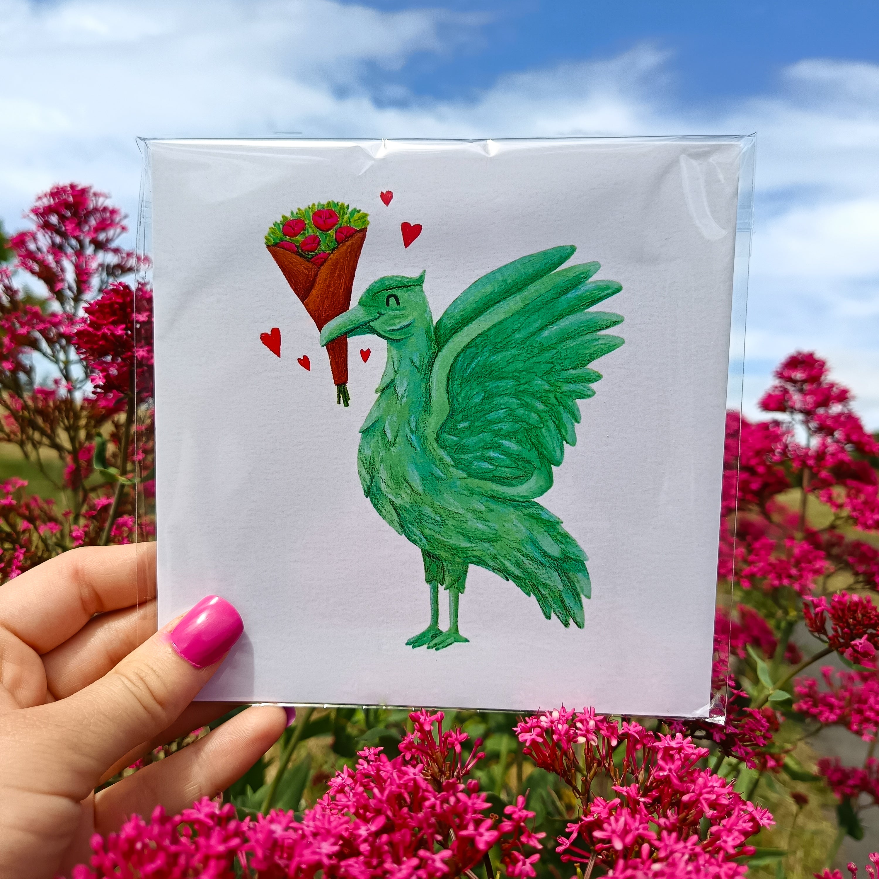 Liverbird Valentines Day Card - Liverpool Card