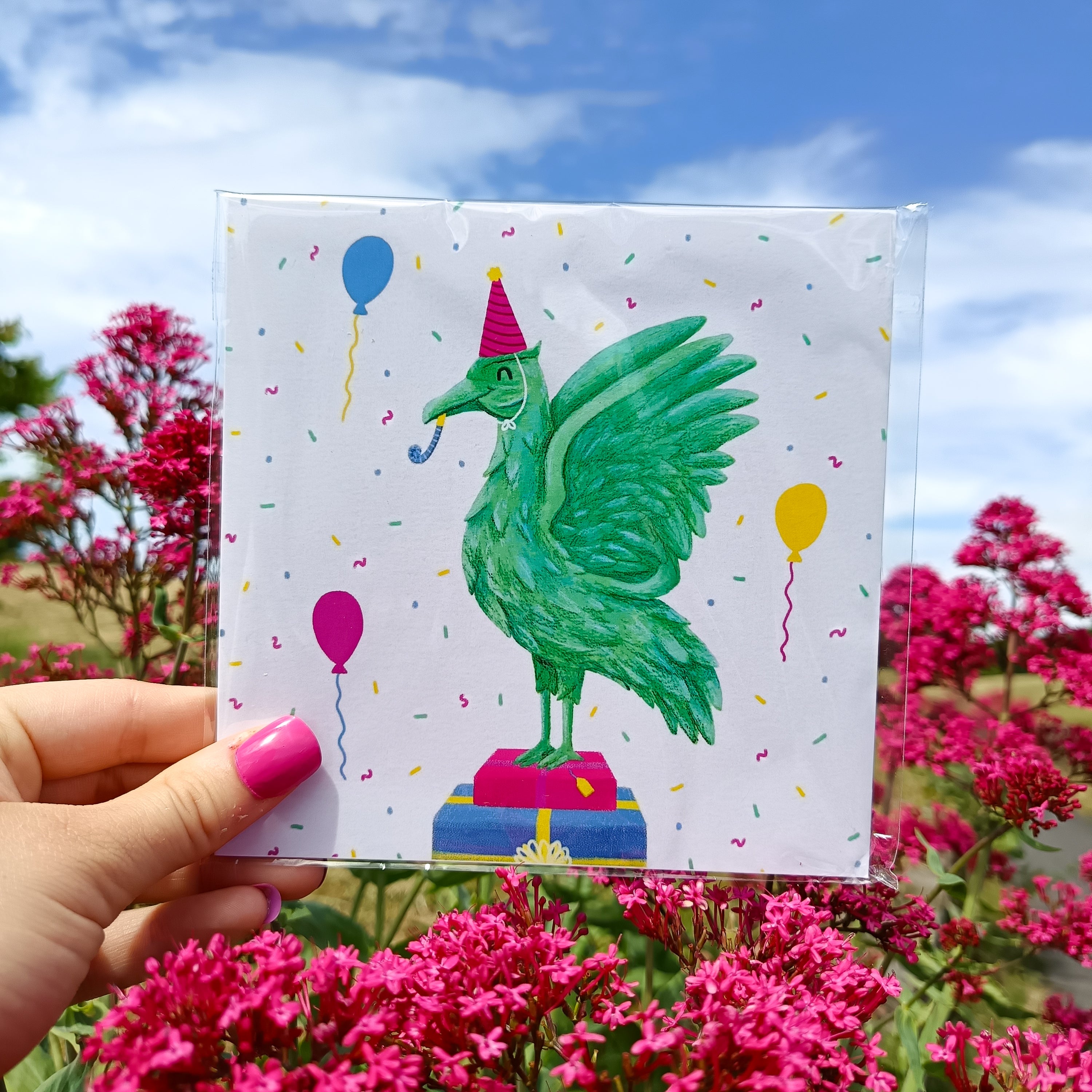 Liverbird Birthday Card
