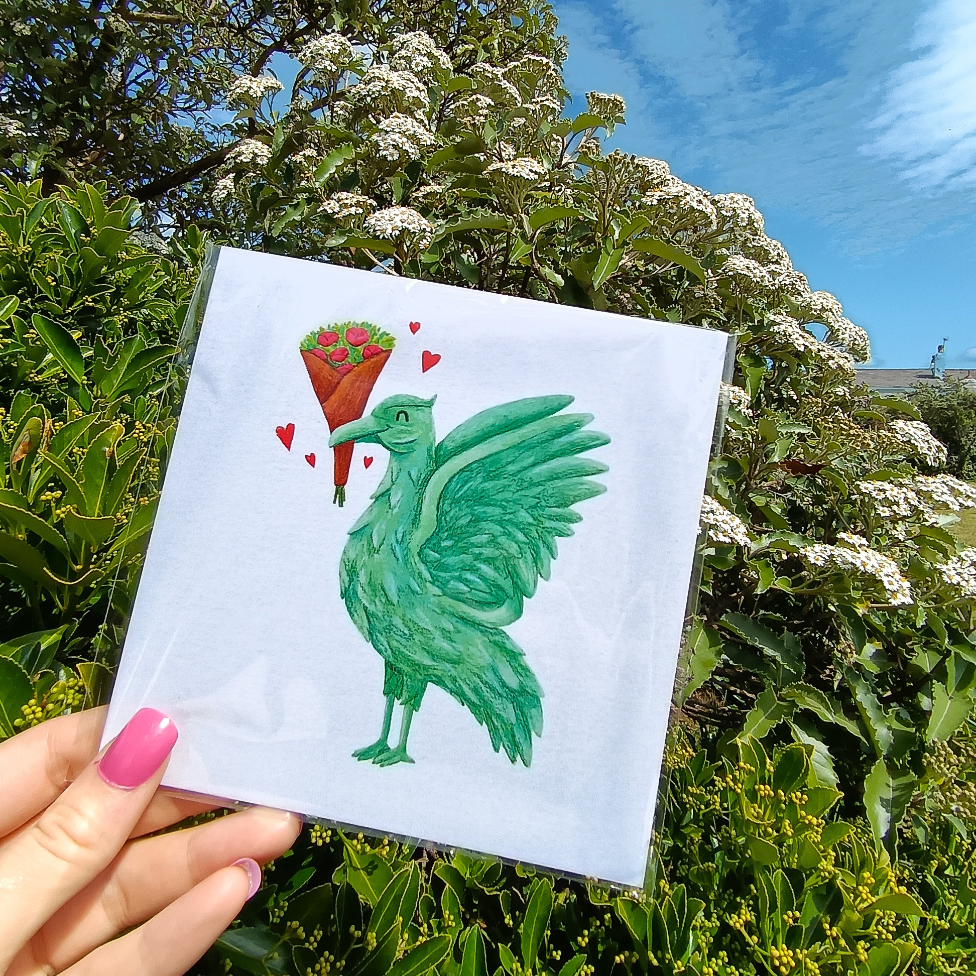 Liverbird Valentines Day Card - Liverpool Card