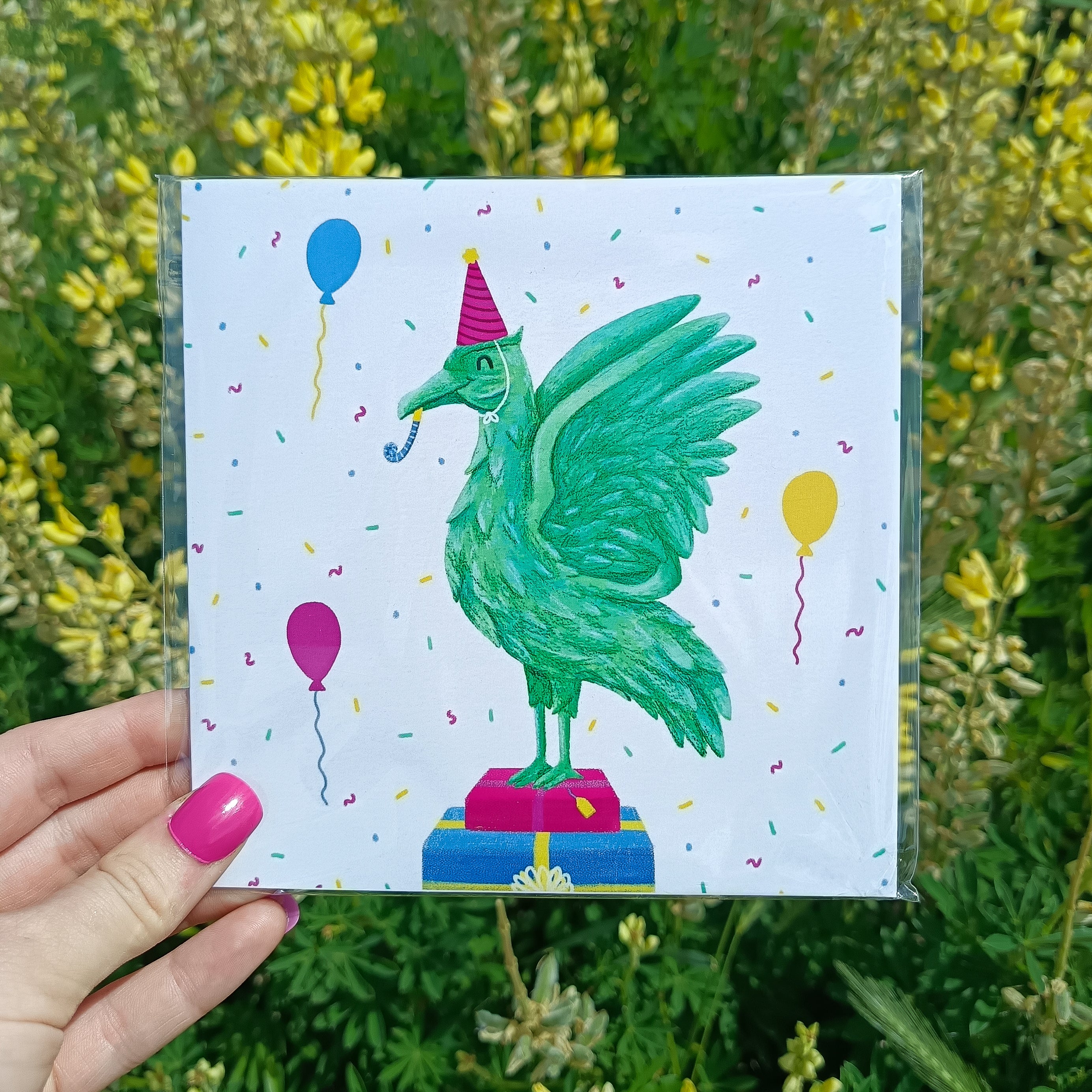 Liverbird Birthday Card