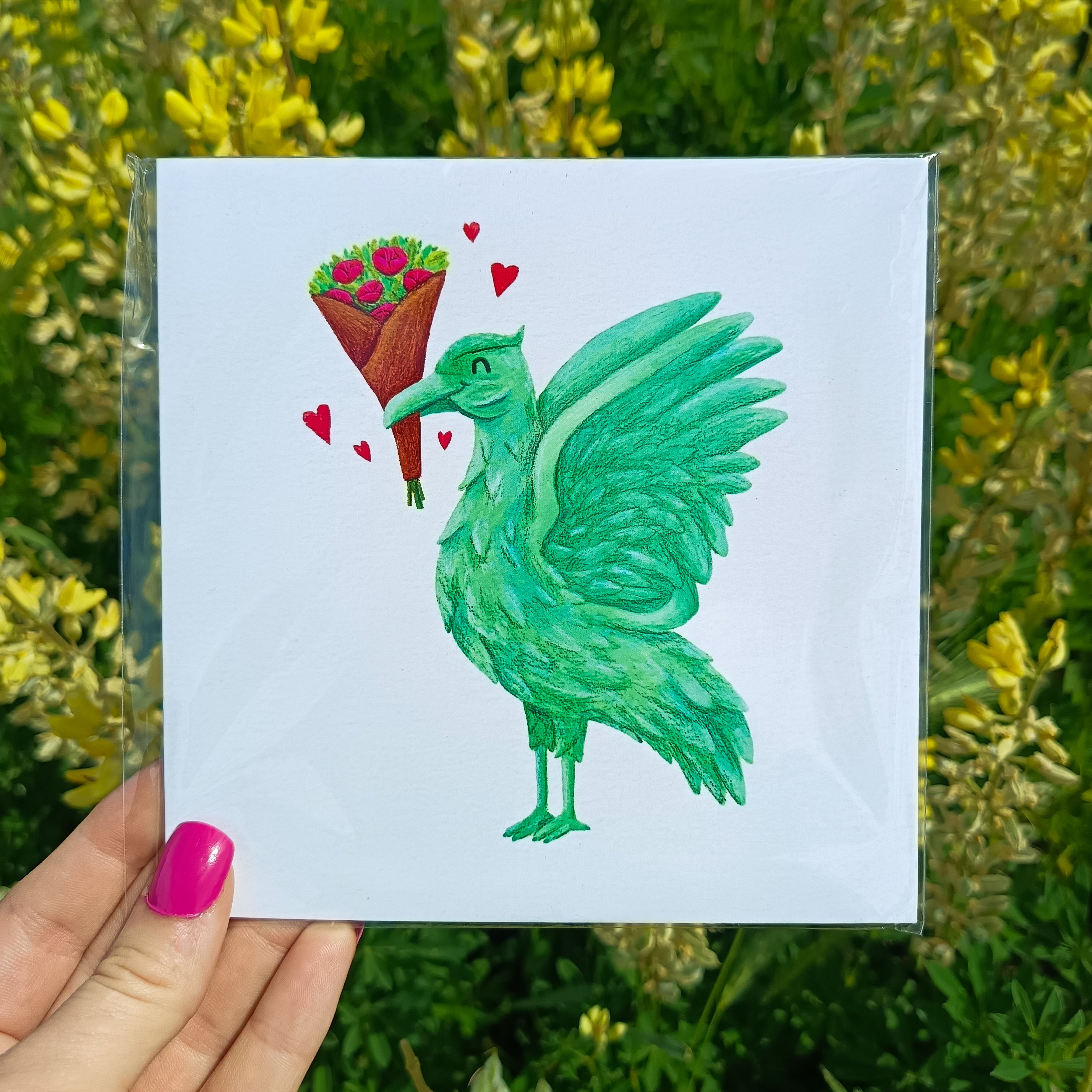 Liverbird Valentines Day Card - Liverpool Card