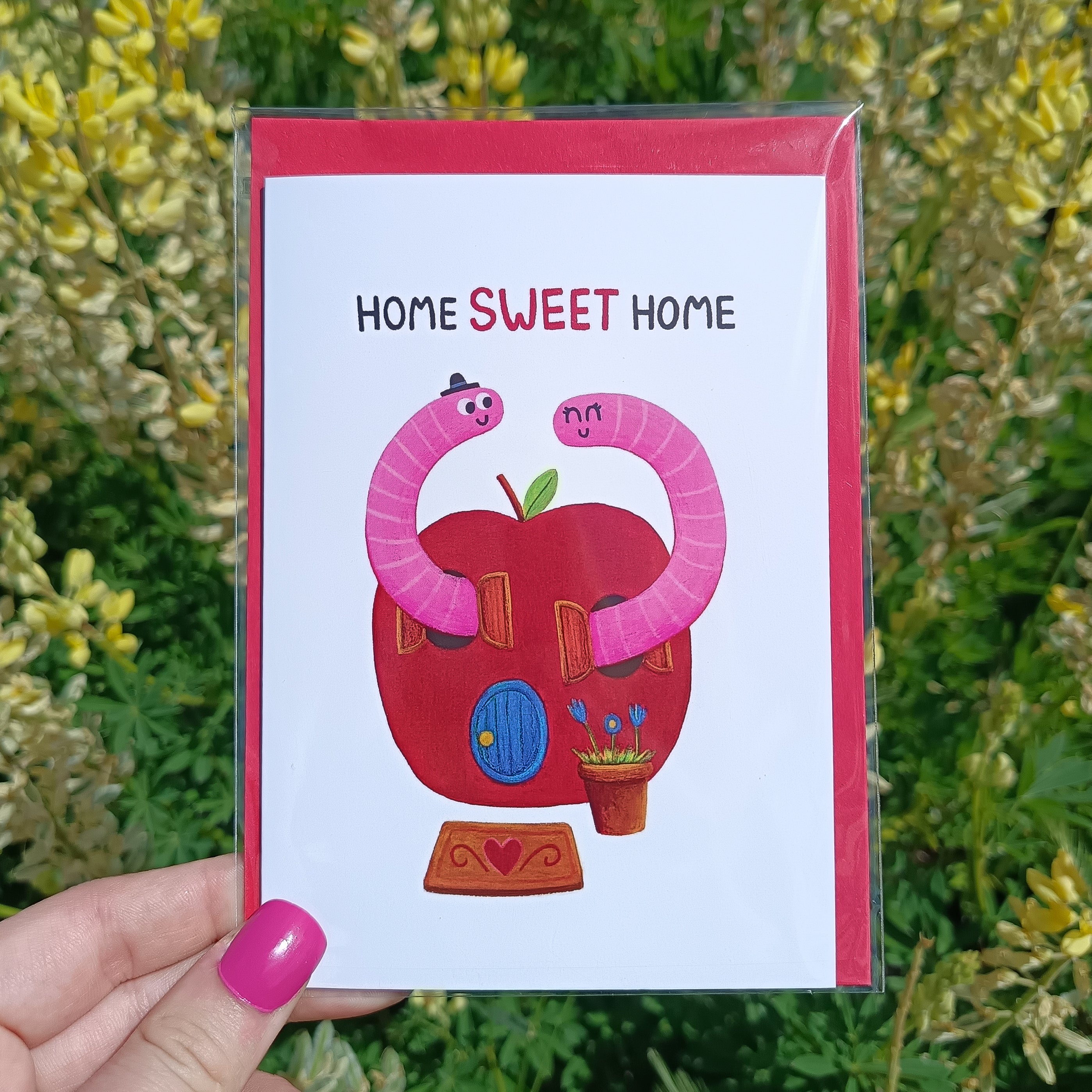 New Home Worm Card - Home Sweet Home