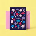 Mushrooms Birthday Card