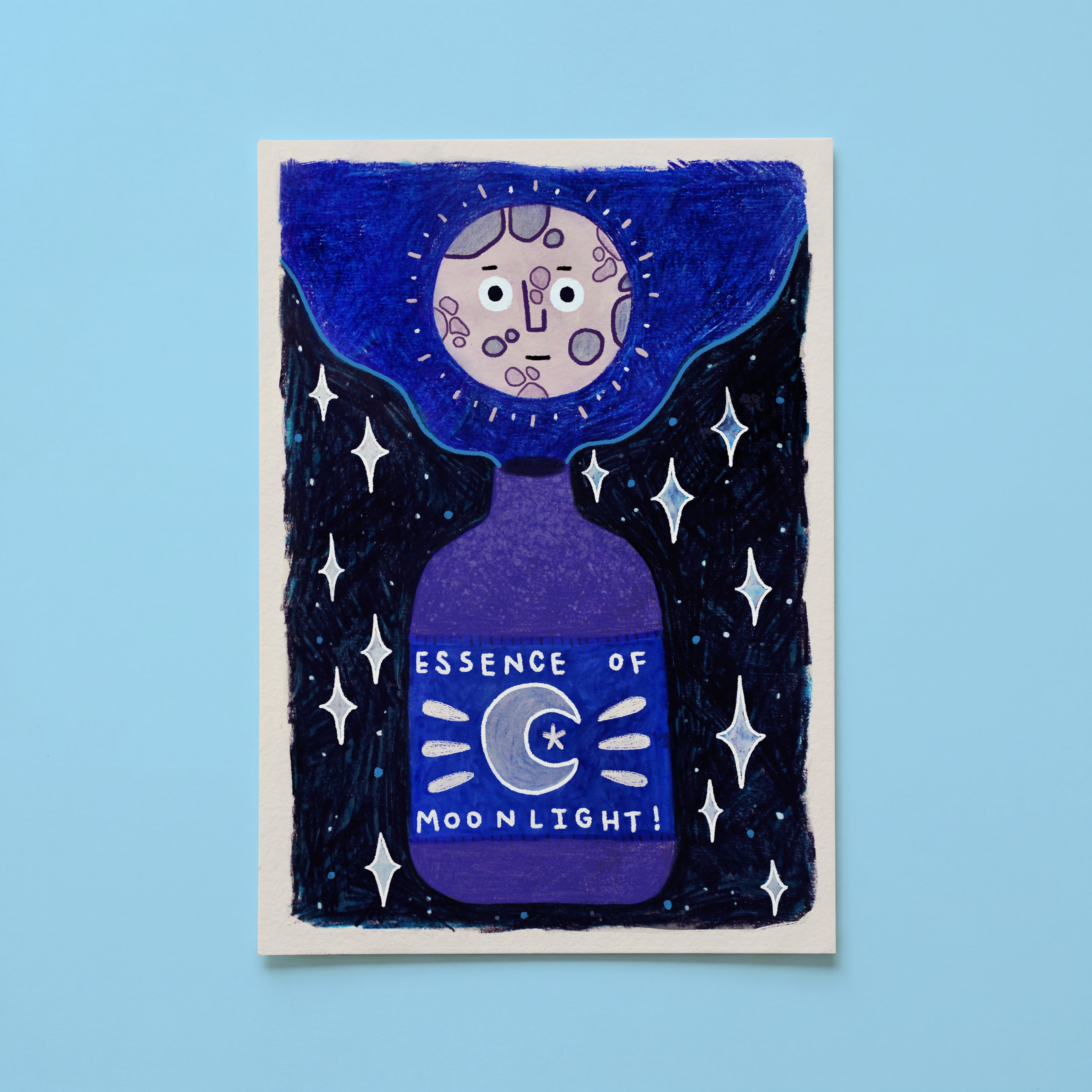 Potion Art Print - Essence Of Moonlight