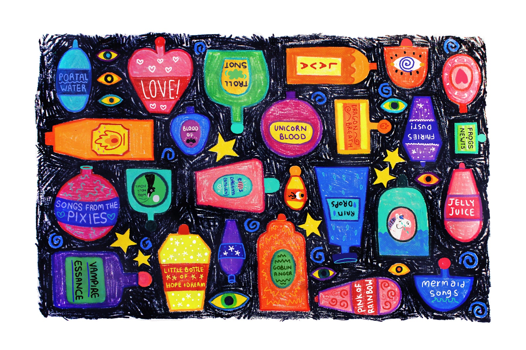 Potions Art Print