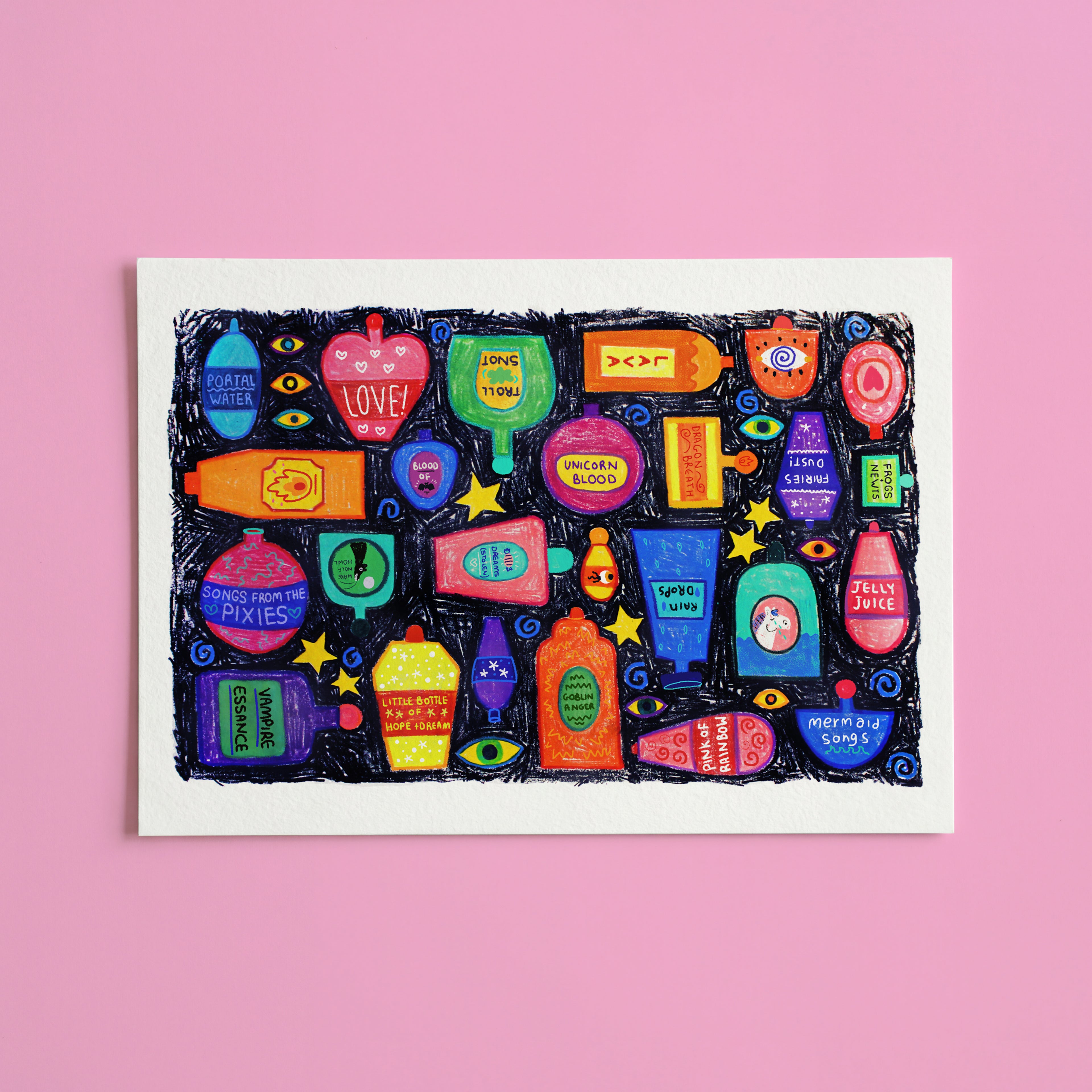 Potions Art Print