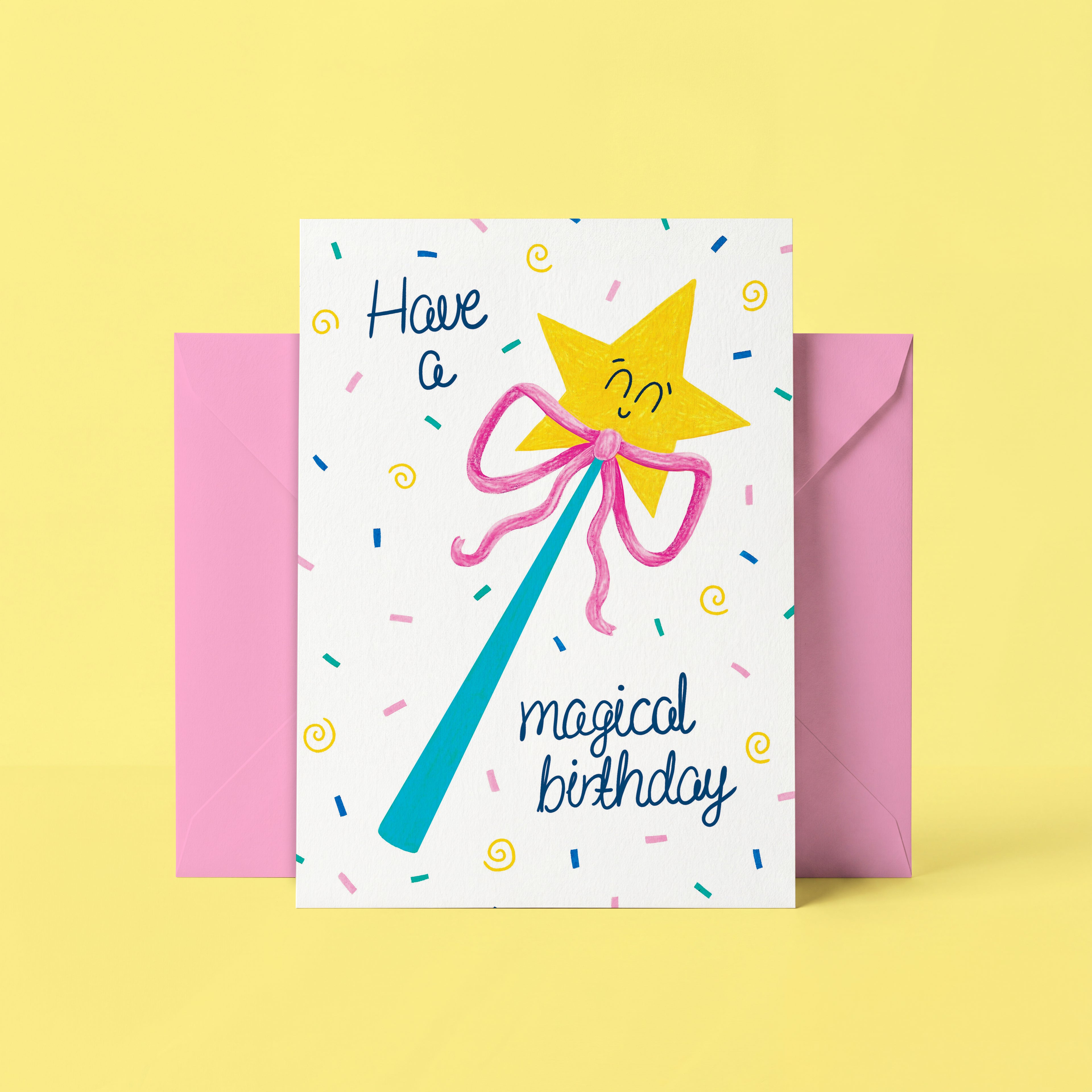 Magic Wand Birthday Card - Have A Magical Birthday