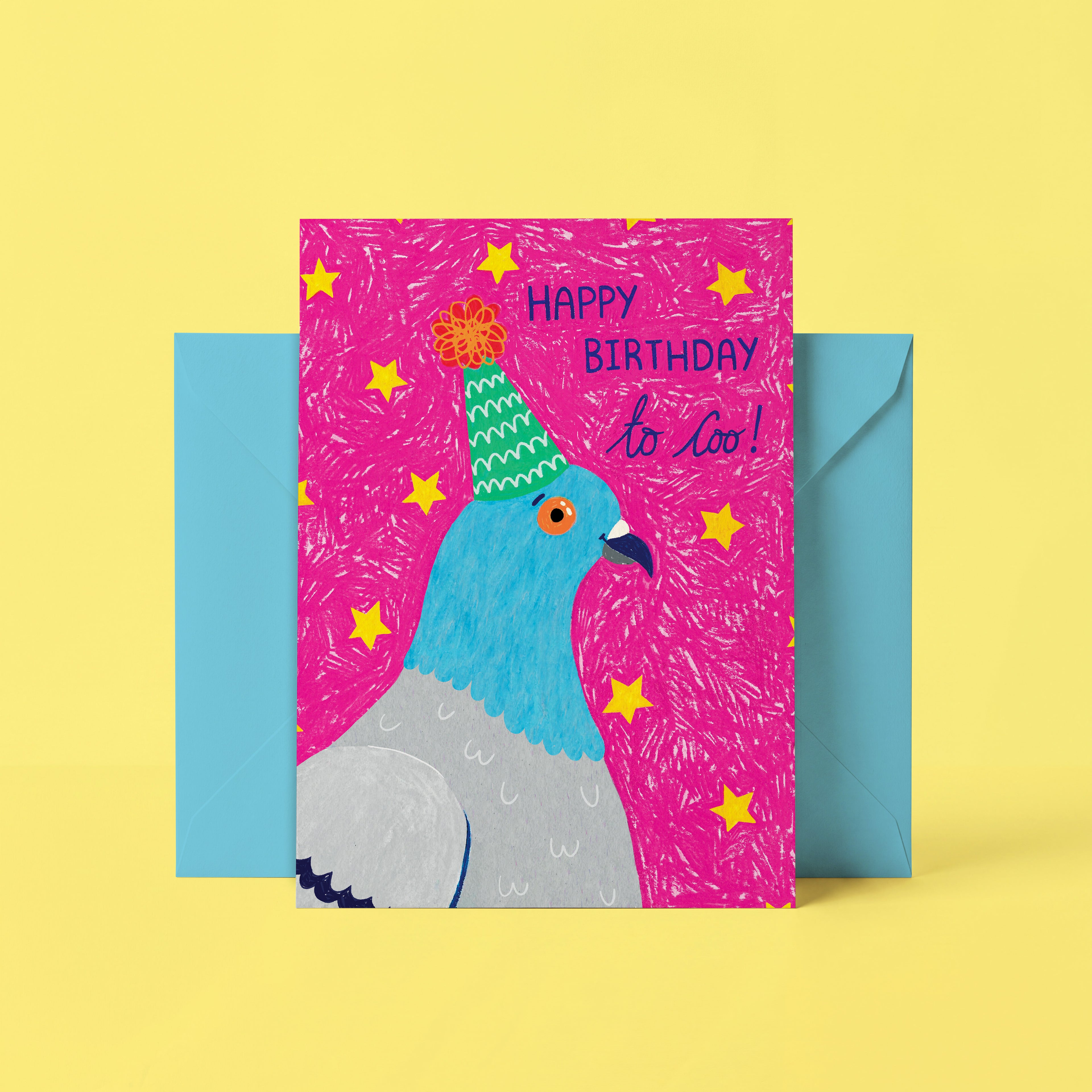Pigeon Birthday Card - Happy Birthday To Coo